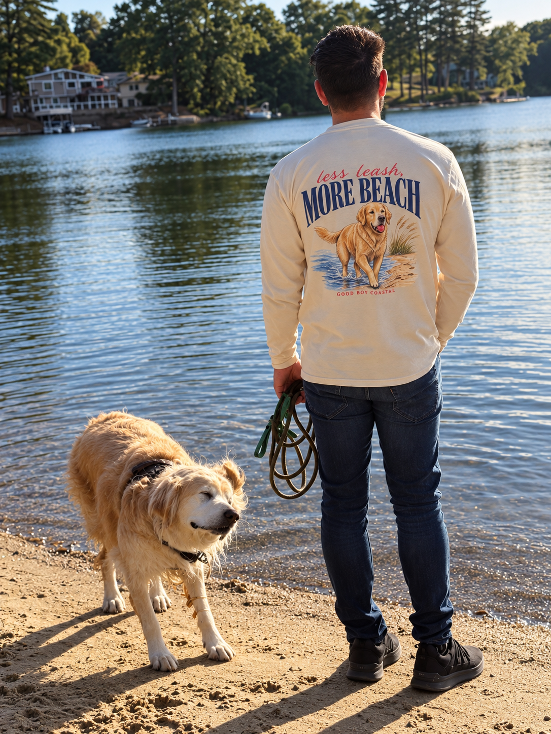 Less Leash, More Beach Long Sleeve